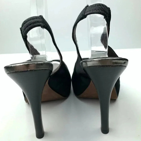 Bcbgmaxazria heels size 9 39 satin Platforms - Picture 3 of 12